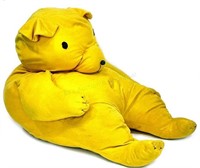 Big Mustard Yellow Plush Bear