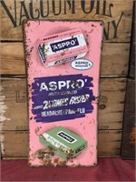 Aspro Tin Advertising Sign