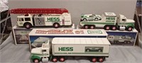 3 Hess Trucks.