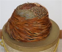 Noreen Fashion Nom de Plume Pheasant Hat