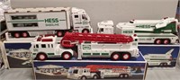 3 Hess Trucks.