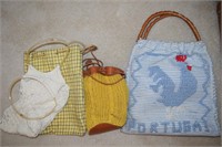 Crochet/Knitting Bags lot