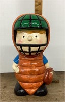 1971 Peanuts catcher coin bank