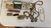 Mixed lot of jewelry items, various