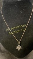 Sterling silver necklace & pendant