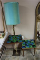 Art Deco Lamp & Matching End Table