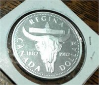 1982 Regina Silver Dollar