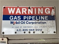 Mobil Oil Warning sign 8Tx15W  SSP