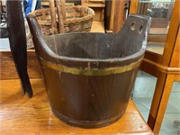 15” diameter wood bucket