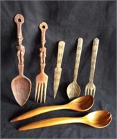 Carved Wooden utensils