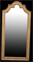 TALL WHITEWASHED DECORATIVE FRAMED MIRROR