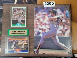 JOSE CANSECO FRAMED WALL ART