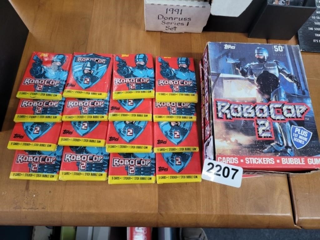 ROBOCOP 2 SEALED BALL CARDS