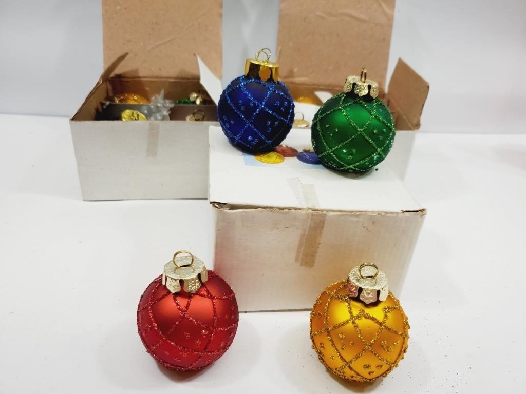 Dozen Christmas Ball Name Card Holders