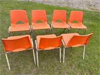 SET OF 7 KIDS CHAIRS