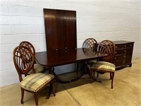 Mahogany 6 Pc. Dining Room Suite