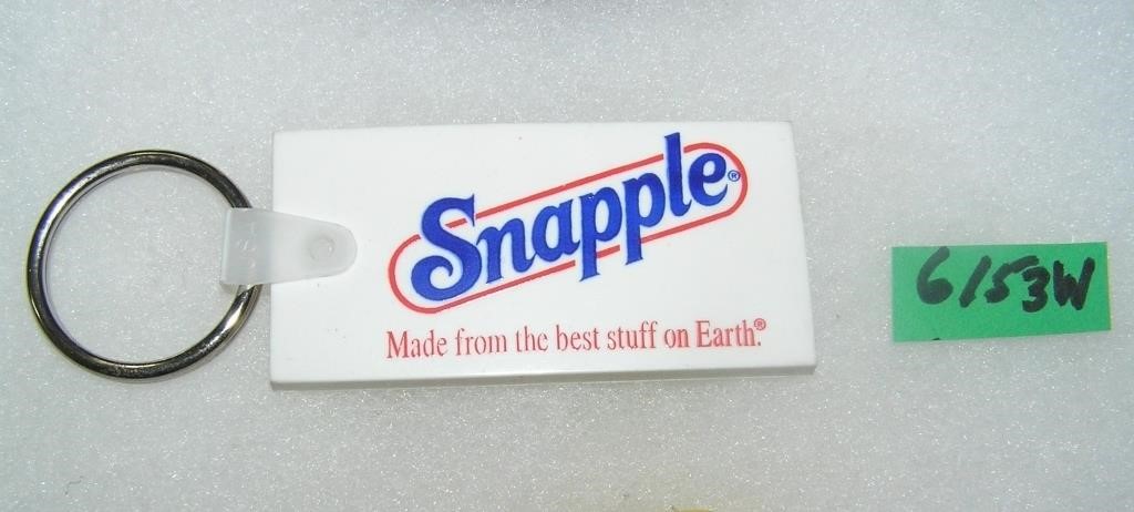 Snapple soft drink advertising promotional key cha