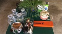Fry Daddy, Glass Canisters, Owls, Gun Cleaning
