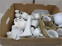 White China for Painting Cups, Plates Candle