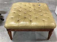 Ottoman-33 x 33 x 18
Pleather/wood-no visible