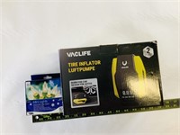 Vaclife tire pump & string lights
