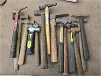 Estate lot of hammers
