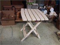 Foldable White Table