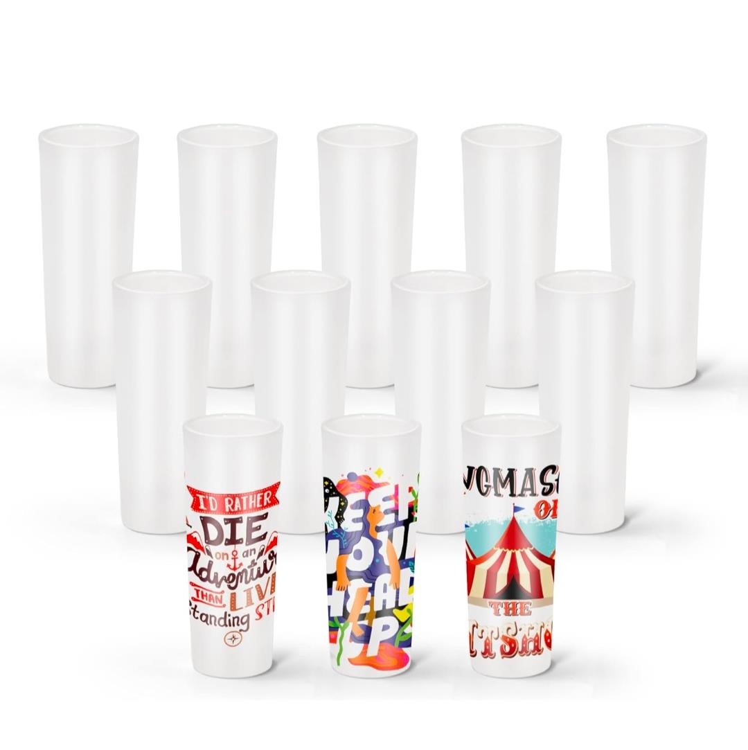 ($29) AGH Sublimation Frosted Shot Glasses 3 oz