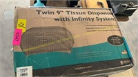 3 ct twin tissue dispenser