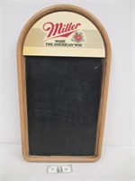 Miller Made The American Way Chalkboard Sign