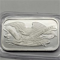 1 OUNCE .999 FINE SILVER BAR SILVER TOWN