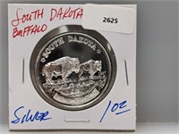 1oz .999 Silver SD Buffalo Round