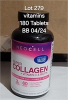 BB 4/24 Vitamin Collagen NEOCELL PK/180