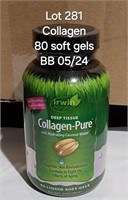 BB 5/24 Vitamin Collagen IRWIN NATURALS PK/80