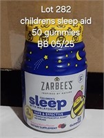 BB 5/25 Children Sleeping Aid ZARBEES PK/50