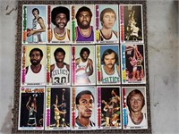 15 Card 1976-77 Tallboy NBA Lot