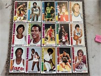 15 Card 1976-77 Tallboy NBA Lot