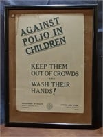 Vintage Polio Poster
