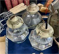 3 OIL LAMPS