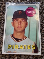 1969 Topps Freddy Patek Pirates MLB -VG