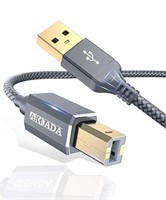 USB 2.0 Printer Cable 20 Feet, AkoaDa USB Type A M