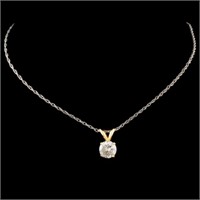 0.67ctw Diamond Pendant in 14K Gold