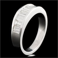 1.28ctw Diamond Ring in Solid Platinum