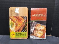 True Fire Grilling Planks & Alder Wood Smoker Bags