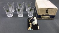 6pc Waterford Crystal 5oz Tumbler Glasses In