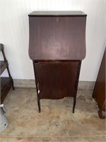Rare Music desk Cabinet with key 18.5x12.5x 41