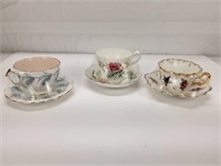 TEA CUPS  AND SAUCERS / AYNSLEY - QTY 1 / ROYAL