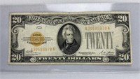 1928 US $20 Gold Certificate Yellow Seal, Quality