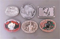 Assorted Themed Belt Buckles