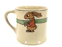 Roseville Pottery Children's Bunny Mug